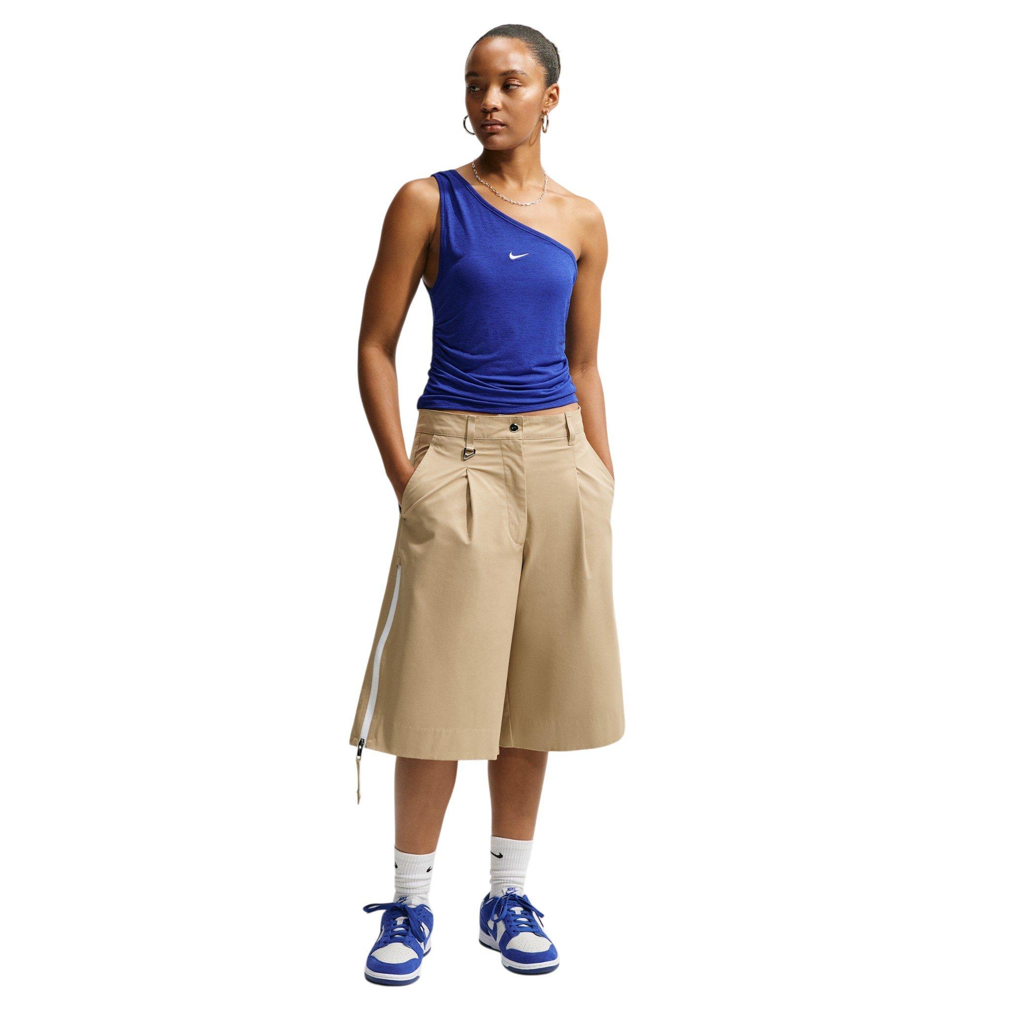 Nike Women's Sportswear Tight One-Shoulder Tank Top - Royal - ROYAL